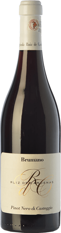 27,95 € Бесплатная доставка | Красное вино Ruiz de Cardenas Brumano D.O.C. Oltrepò Pavese Ломбардии Италия Pinot Black бутылка 75 cl