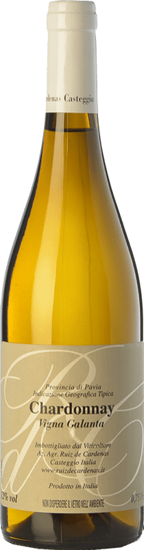12,95 € Envoi gratuit | Vin Blanc Ruiz de Cardenas Vigna Galanta I.G.T. Provincia di Pavia Lombardia Italie Chardonnay 75 cl