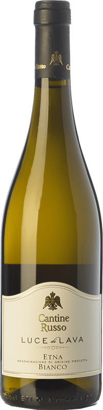 19,95 € Envio grátis | Vinho branco Russo Bianco Luce di Lava D.O.C. Etna Sicília Itália Carricante, Catarratto Garrafa 75 cl
