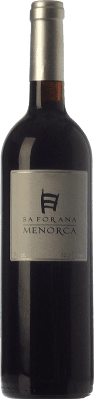 19,95 € Free Shipping | Red Wine Sa Forana Young I.G.P. Vi de la Terra de Illa de Menorca Balearic Islands Spain Tempranillo, Merlot, Syrah — Shiraz, Cabernet Sauvignon Bottle 75 cl
