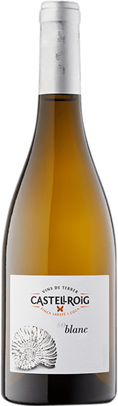 9,95 € Spedizione Gratuita | Vino bianco Sabaté i Coca Castellroig D.O. Penedès Catalogna Spagna Xarel·lo Bottiglia 75 cl