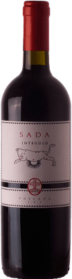12,95 € Envio grátis | Vinho tinto Sada Integolo I.G.T. Toscana Tuscany Itália Cabernet Sauvignon, Montepulciano Garrafa 75 cl