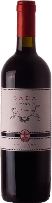 12,95 € Envío gratis | Vino tinto Sada Integolo I.G.T. Toscana Toscana Italia Cabernet Sauvignon, Montepulciano Botella 75 cl