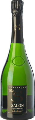 1 109,95 € Envio grátis | Espumante branco Salon Blanc de Blancs Brut Grande Reserva A.O.C. Champagne Champagne França Chardonnay Garrafa 75 cl