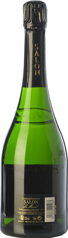 1 192,95 € Spedizione Gratuita | Spumante Bianco Salon Le Mesnil Brut Blanc de Blancs Gran Riserva A.O.C. Champagne champagne Francia Chardonnay 75 cl
