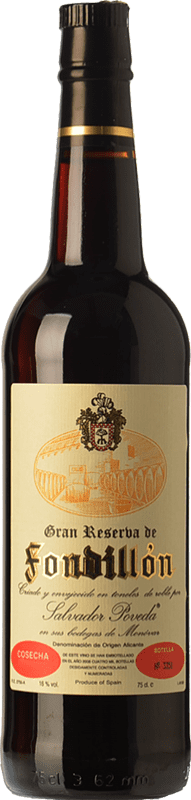 45,95 € Free Shipping | Sweet Wine Salvador Poveda Fondillón Grand Reserve — Long Barrel-Aged D.O. Alicante Valencian Community Spain Monastrell Bottle 75 cl