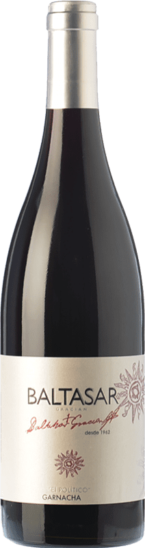 6,95 € Spedizione Gratuita | Vino Rosso San Alejandro Baltasar Gracián El Político Giovane D.O. Calatayud Aragona Spagna Garnacha — Grenache Bottiglia 75 cl