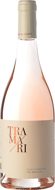 27,95 € Free Shipping | Rosé wine San Marzano Tramari Rosé I.G.T. Salento Campania Italy Primitivo Bottle 75 cl