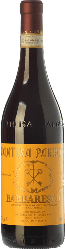 24,95 € Envío gratis | Vino tinto San Michele Cantina Parroco D.O.C.G. Barbaresco Piemonte Italia Nebbiolo Botella 75 cl