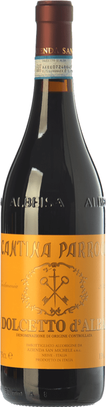 11,95 € Бесплатная доставка | Красное вино San Michele Cantina Parroco D.O.C.G. Dolcetto d'Alba Пьемонте Италия Dolcetto бутылка 75 cl