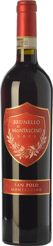 63,95 € Kostenloser Versand | Rotwein San Polo D.O.C.G. Brunello di Montalcino Toskana Italien Sangiovese Ökologisch Flasche 75 cl