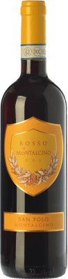 23,95 € 免费送货 | 红酒 San Polo D.O.C. Rosso di Montalcino 托斯卡纳 意大利 Sangiovese 瓶子 75 cl