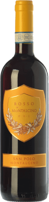 23,95 € Envío gratis | Vino tinto San Polo D.O.C. Rosso di Montalcino Toscana Italia Sangiovese Ecológico Botella 75 cl