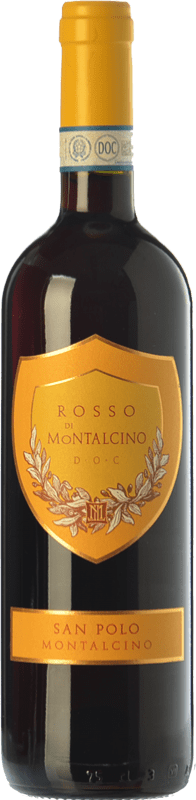 23,95 € Free Shipping | Red wine San Polo D.O.C. Rosso di Montalcino Tuscany Italy Sangiovese Organic Bottle 75 cl