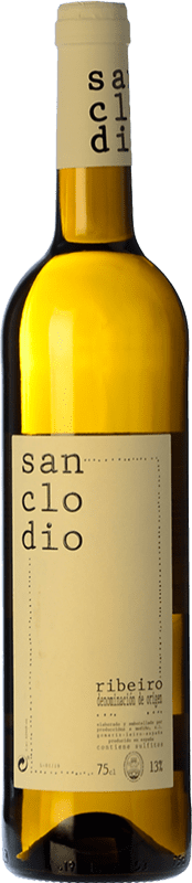 15,95 € 免费送货 | 白酒 Sanclodio D.O. Ribeiro 加利西亚 西班牙 Torrontés, Godello, Loureiro, Treixadura, Albariño 瓶子 75 cl