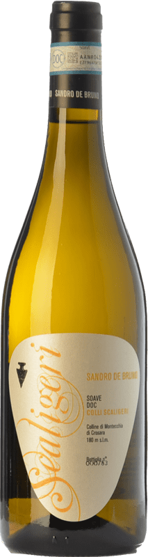 16,95 € Бесплатная доставка | Белое вино Sandro de Bruno Colli Scaligeri D.O.C. Soave Венето Италия Garganega бутылка 75 cl