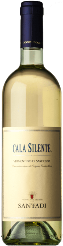 14,95 € Envoi gratuit | Vin Blanc Santadi Cala Silente D.O.C. Vermentino di Sardegna Sardaigne Italie Vermentino 75 cl