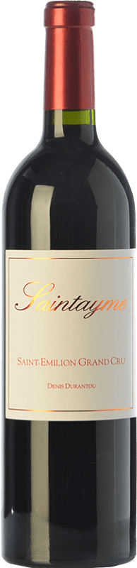 21,95 € Spedizione Gratuita | Vino Rosso Santayme Grand Cru Crianza — Invecchiato in Botte A.O.C. Saint-Émilion bordò Francia Merlot 75 cl