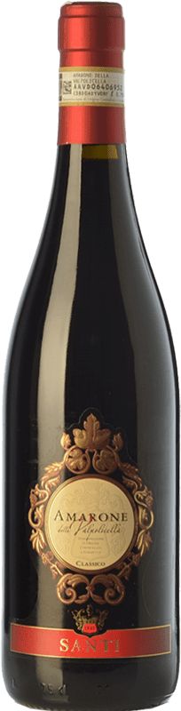 32,95 € Envío gratis | Vino Tinto Santi Classico — Clásico D.O.C.G. Amarone della Valpolicella Veneto Italia Corvina, Rondinella Botella 75 cl