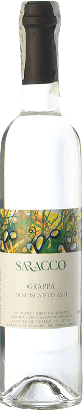 29,95 € Free Shipping | Grappa Saracco d'Asti I.G.T. Grappa Piemontese Piemonte Italy Moscato — Muscat Medium Bottle 50 cl