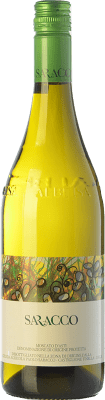 14,95 € Envio grátis | Vinho doce Saracco D.O.C.G. Moscato d'Asti Piemonte Itália Mascate Branco Garrafa 75 cl