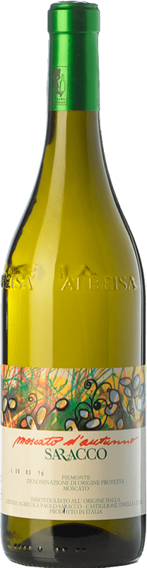 18,95 € Kostenloser Versand | Süßer Wein Saracco Moscato d'Autunno D.O.C.G. Moscato d'Asti Piemont Italien Muscat Bianco Flasche 75 cl
