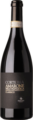 52,95 € Бесплатная доставка | Красное вино Vinicola Sartori Amarone Classico Corte Brà D.O.C.G. Amarone della Valpolicella Венето Италия Corvina, Rondinella, Corvinone, Oseleta бутылка 75 cl