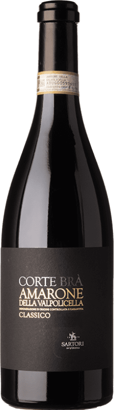 54,95 € Kostenloser Versand | Rotwein Vinicola Sartori Corte Brà Klassisch D.O.C.G. Amarone della Valpolicella Venetien Italien Corvina, Rondinella, Corvinone, Oseleta 75 cl
