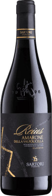 55,95 € Spedizione Gratuita | Vino Rosso Vinicola Sartori Reius Classico D.O.C.G. Amarone della Valpolicella Veneto Italia Cabernet Sauvignon, Corvina, Rondinella, Corvinone 75 cl