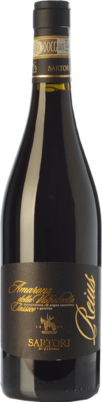 34,95 € Free Shipping | Red wine Vinicola Sartori Classico Reius D.O.C.G. Amarone della Valpolicella Veneto Italy Cabernet Sauvignon, Corvina, Rondinella, Corvinone Bottle 75 cl