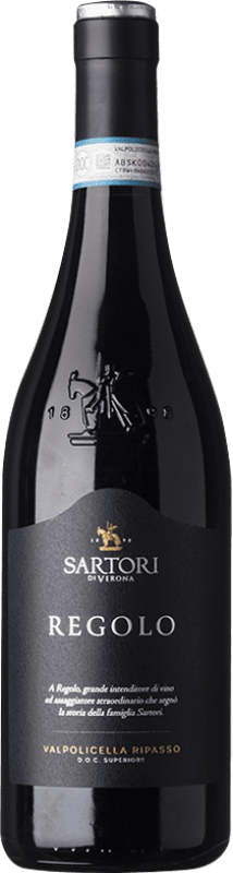 19,95 € Бесплатная доставка | Красное вино Vinicola Sartori Regolo D.O.C. Valpolicella Ripasso Венето Италия Corvina — Корвина, Rondinella — Рондинелла, Corvinone — Корвиноне, Croatina — Кроатина Бутылка 75 cl