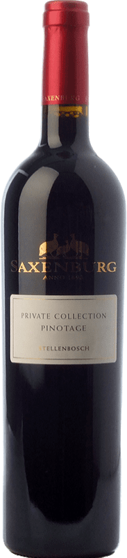 29,95 € Kostenloser Versand | Rotwein Saxenburg PC Alterung I.G. Stellenbosch Stellenbosch Südafrika Pinotage Flasche 75 cl