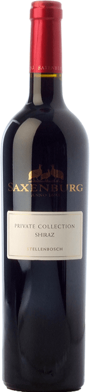 39,95 € Envoi gratuit | Vin rouge Saxenburg PC Shiraz Crianza I.G. Stellenbosch Stellenbosch Afrique du Sud Syrah Bouteille 75 cl