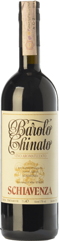 33,95 € Free Shipping | Sweet wine Schiavenza Chinato D.O.C.G. Barolo Piemonte Italy Nebbiolo Medium Bottle 50 cl