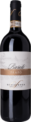 86,95 € Spedizione Gratuita | Vino rosso Schiavenza Prapò D.O.C.G. Barolo Piemonte Italia Nebbiolo Bottiglia 75 cl