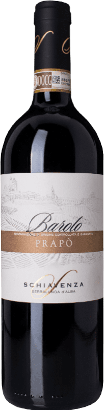86,95 € Бесплатная доставка | Красное вино Schiavenza Prapò D.O.C.G. Barolo Пьемонте Италия Nebbiolo бутылка 75 cl