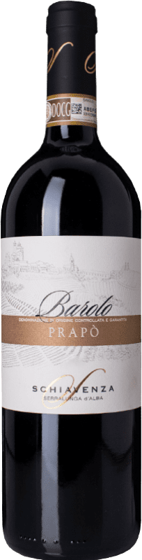 109,95 € Free Shipping | Red Wine Schiavenza Prapò D.O.C.G. Barolo Piemonte Italy Nebbiolo 75 cl