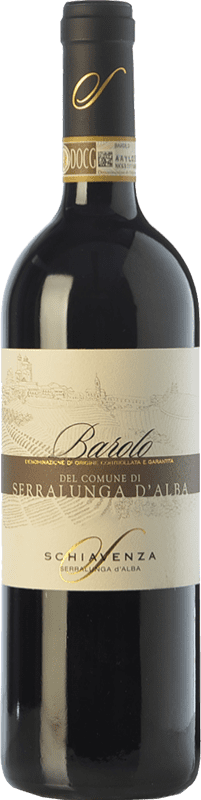 47,95 € Kostenloser Versand | Rotwein Schiavenza Serralunga D.O.C.G. Barolo Piemont Italien Nebbiolo Flasche 75 cl