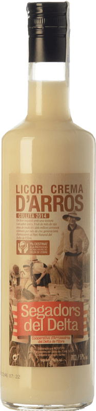 13,95 € Spedizione Gratuita | Crema di Liquore Segadors del Delta Licor d'Arròs Catalogna Spagna Bottiglia 70 cl