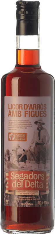 16,95 € Бесплатная доставка | Ликер крем Segadors del Delta Licor d'Arròs amb Figues Каталония Испания бутылка 70 cl