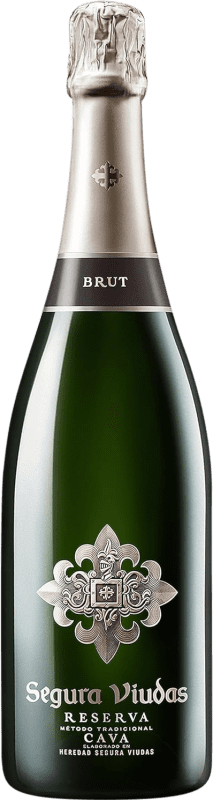 9,95 € 送料無料 | 白スパークリングワイン Segura Viudas Brut 予約 D.O. Cava カタロニア スペイン Macabeo, Xarel·lo, Parellada ボトル 75 cl