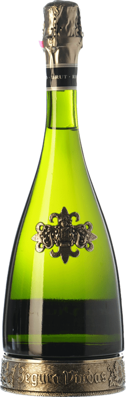 21,95 € 免费送货 | 白起泡酒 Segura Viudas Heredad 预订 D.O. Cava 加泰罗尼亚 西班牙 Macabeo, Parellada 瓶子 75 cl