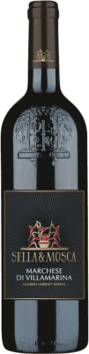 58,95 € Kostenloser Versand | Rotwein Sella e Mosca Marchese di Villamarina D.O.C. Alghero Sardegna Italien Cabernet Sauvignon Flasche 75 cl