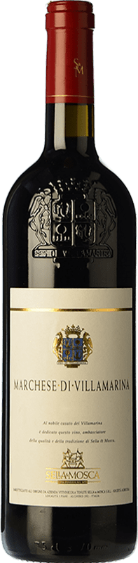 57,95 € Free Shipping | Red wine Sella e Mosca Marchese di Villamarina D.O.C. Alghero Sardegna Italy Cabernet Sauvignon Bottle 75 cl