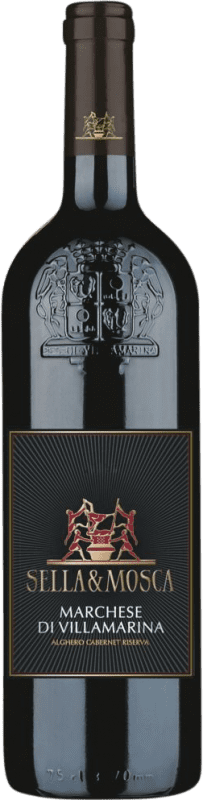 63,95 € Envio grátis | Vinho Tinto Sella e Mosca Marchese di Villamarina D.O.C. Alghero Sardenha Itália Cabernet Sauvignon 75 cl