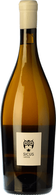 18,95 € Envío gratis | Vino blanco Sicus D.O. Penedès Cataluña España Xarel·lo Ecológico Botella 75 cl