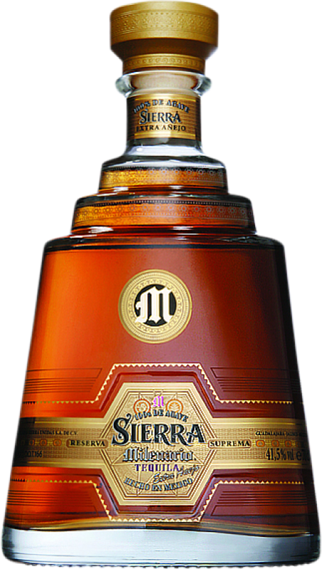 52,95 € 免费送货 | 龙舌兰 Sierra Milenario Extra Añejo 哈利斯科 墨西哥 瓶子 70 cl