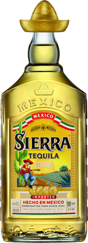 17,95 € Бесплатная доставка | Текила Sierra Reposado Халиско Мексика бутылка 70 cl