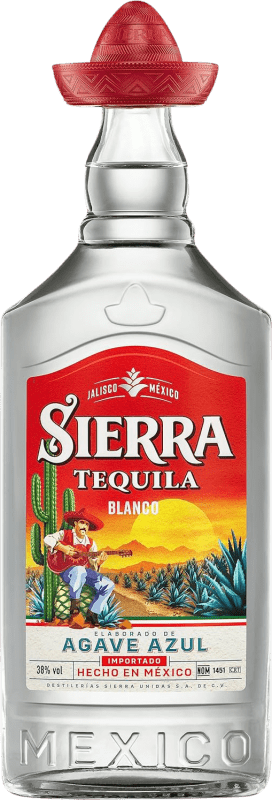 16,95 € Free Shipping | Tequila Sierra Silver Jalisco Mexico Bottle 70 cl