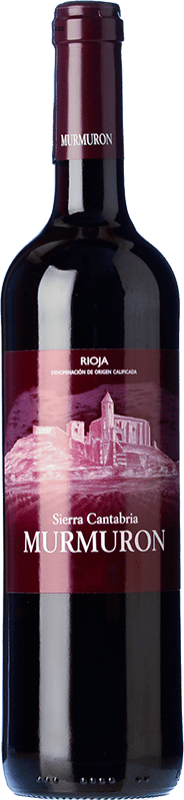 8,95 € Envio grátis | Vinho tinto Sierra Cantabria Murmurón Jovem D.O.Ca. Rioja La Rioja Espanha Tempranillo Garrafa 75 cl